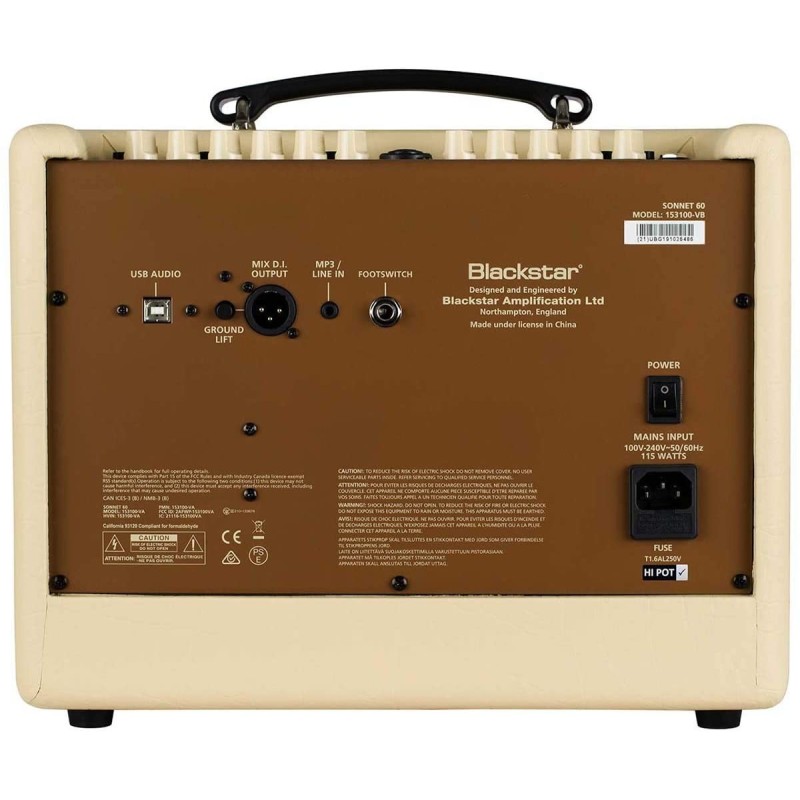 BLACKSTAR SONNET 60 Blonde amplificatore per chit. acustica - vaiconlasigla