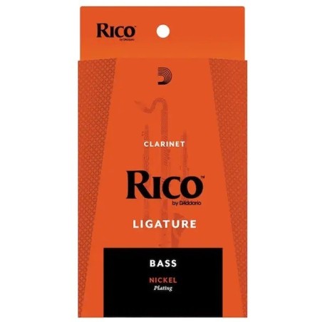 Rico Bb Clarinet Ligature, Nickel.Legatura per clarinetto - vai con la sigla