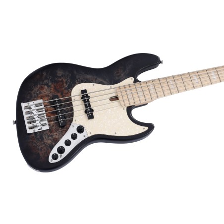 MARCUS MILLER V7 SWAMP ASH-5 REISSUE TRANS BLACK SATIN