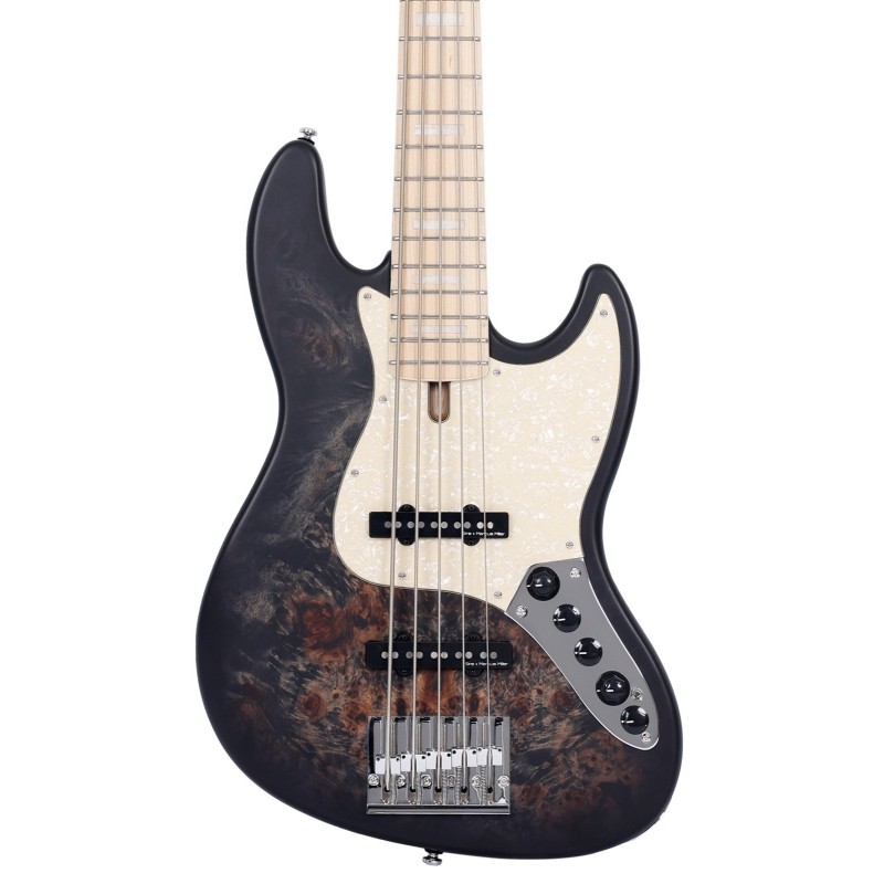 MARCUS MILLER V7 SWAMP ASH-5 REISSUE TRANS BLACK SATIN