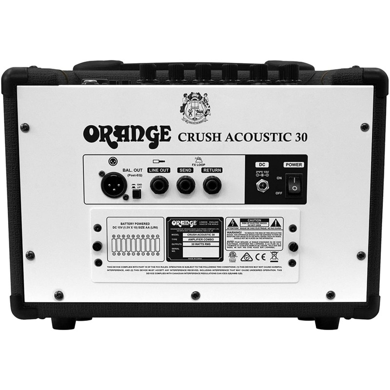 ORANGE CRUSH ACOUSTIC 30 BLK