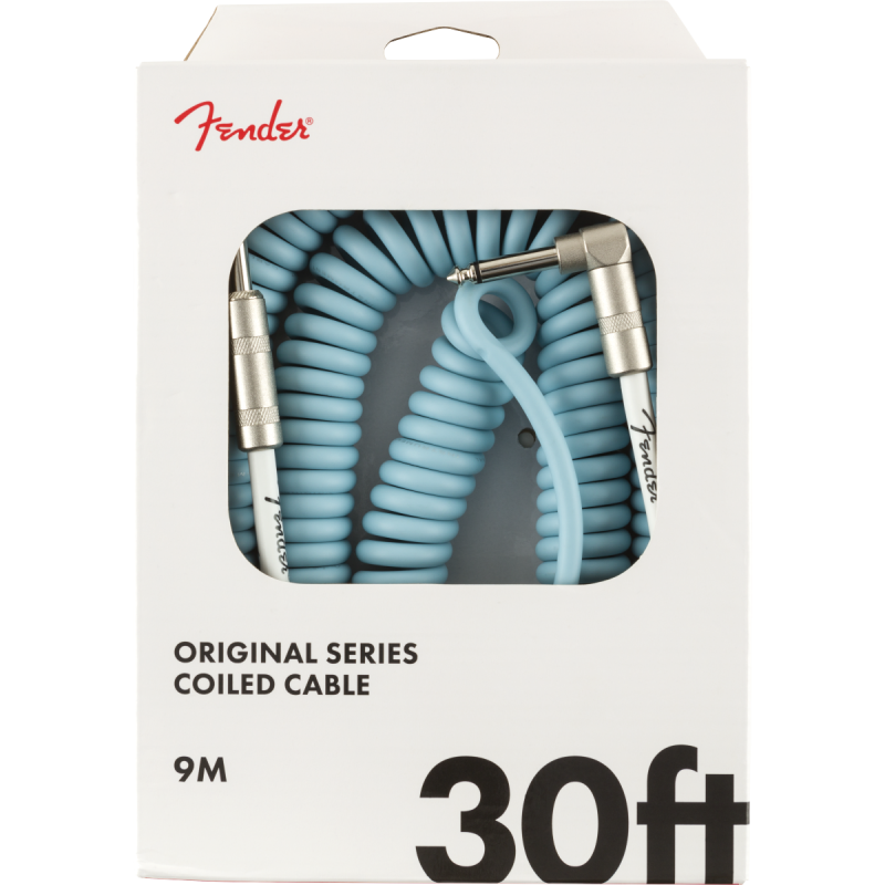 FENDER ORIGINAL SERIES COIL CABLE, cavo strumenti, Daphne Blue - vaiconlasigla