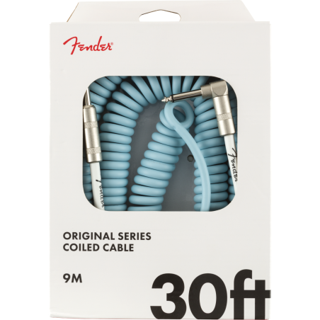 FENDER ORIGINAL SERIES COIL CABLE, cavo strumenti, Daphne Blue - vaiconlasigla