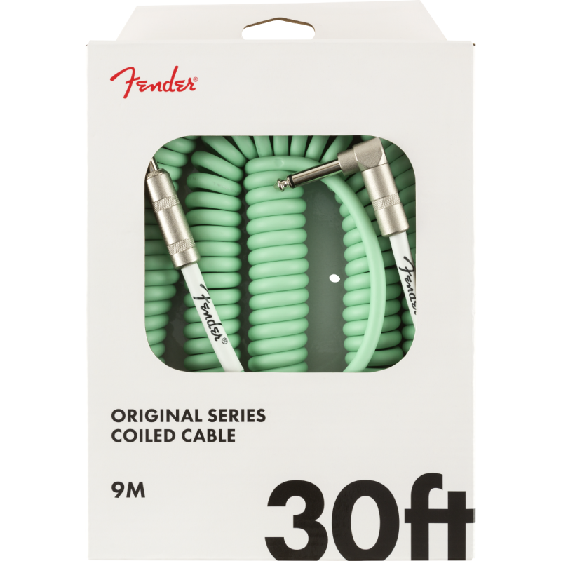 FENDER ORIGINAL SERIES COIL CABLE, cavo strumenti, surf green - vaiconlasigla