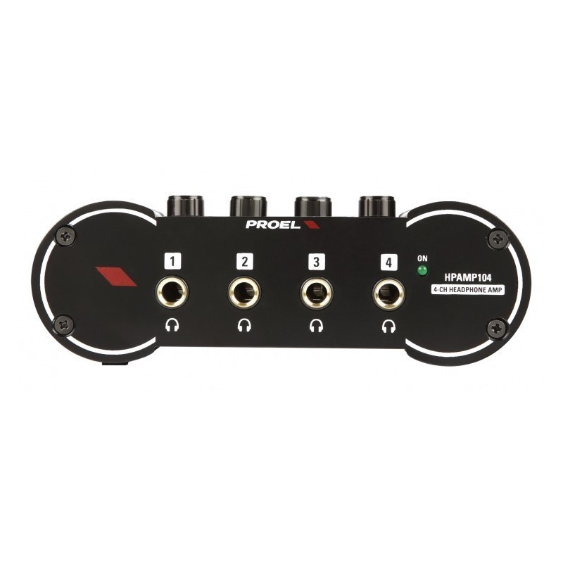 PROEL HPAMP104 Amplificatore per cuffie a 4 canali - vaiconlasigla