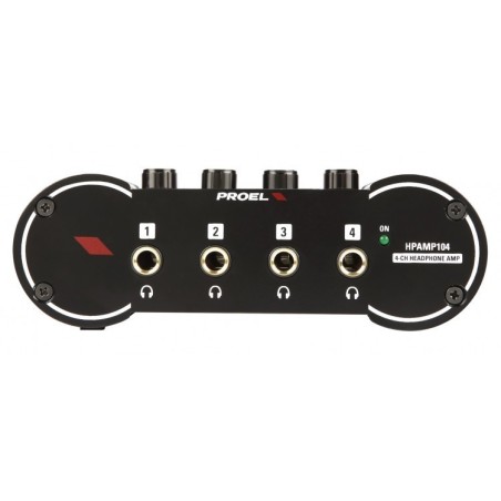 PROEL HPAMP104 Amplificatore per cuffie a 4 canali - vaiconlasigla