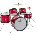 SOUNDSATION JDK100-MR Drum Set 5 pcs junior metallic red - vai con la sigla