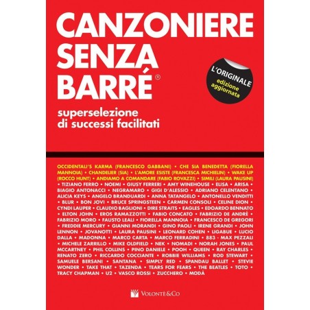 CANZONIERE SENZA BARRE' - SELEZIONE DI SUCCESSI FACILITATI - vaiconlasigla