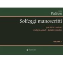Carlo Pedron - Solfeggi manoscritti parlati e cantati. vol.1 - vai con la sigla
