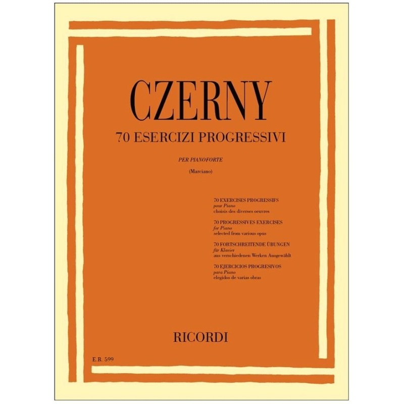 CZERNY – 70 ESERCIZI PROGRESSIVI per pianoforte - vai con la sigla