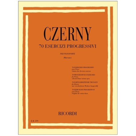 CZERNY – 70 ESERCIZI PROGRESSIVI per pianoforte - vai con la sigla