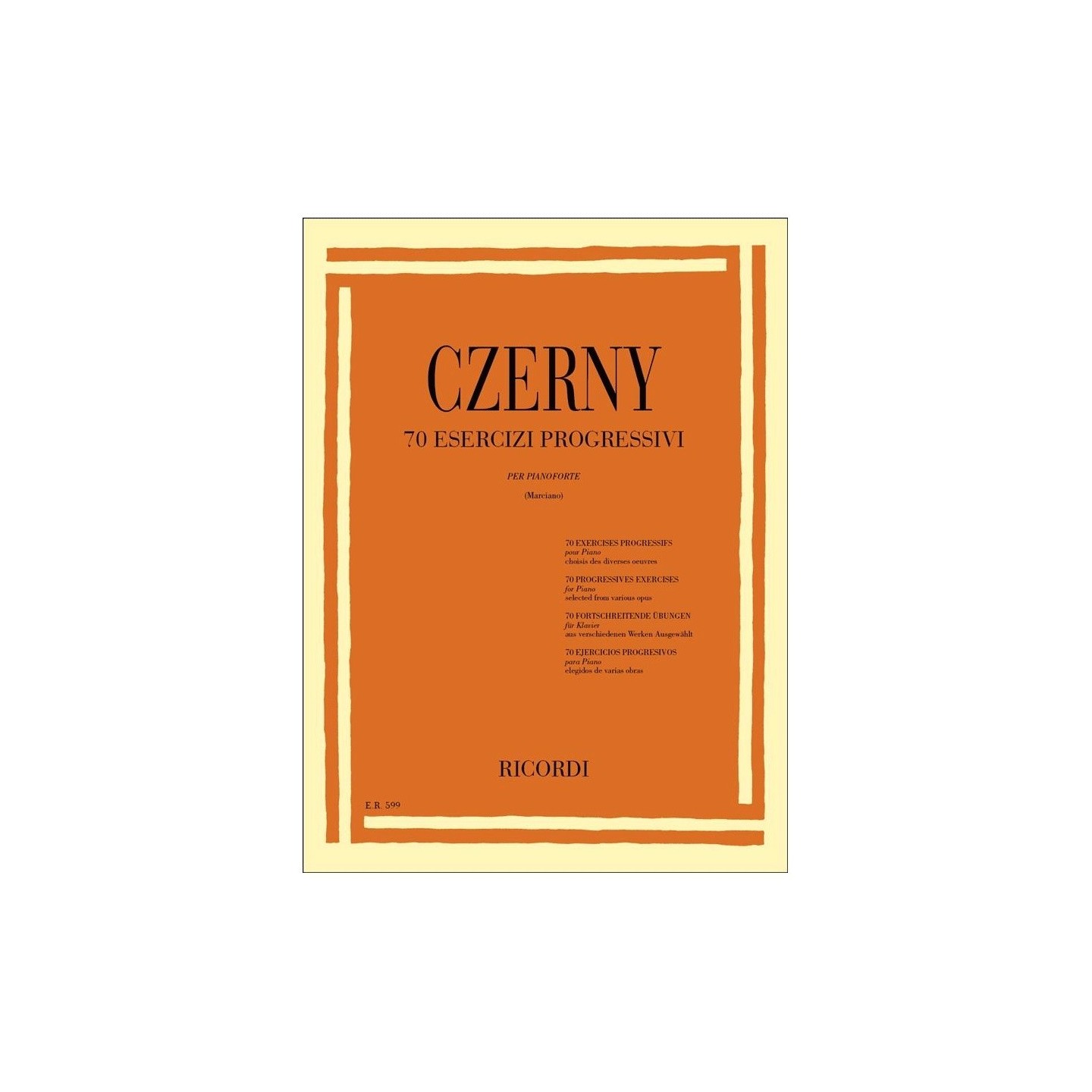 CZERNY – 70 ESERCIZI PROGRESSIVI per pianoforte - vai con la sigla