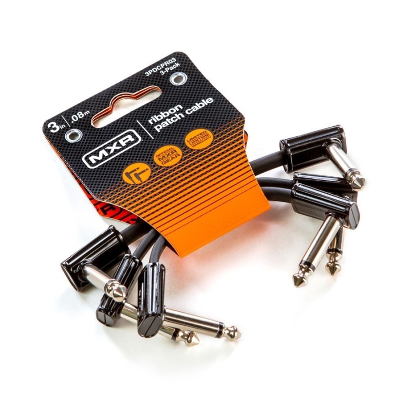 MXR - 3PDCPR03 CAVI PATCH RIBBON 8CM CONFEZIONE DA 3 - vai con la sigla