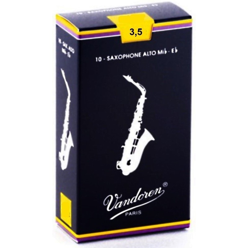 VANDOREN SR2135 Confezione 10pz  Ance per Sax Alto in Mib 3,5 - vai con la sigla