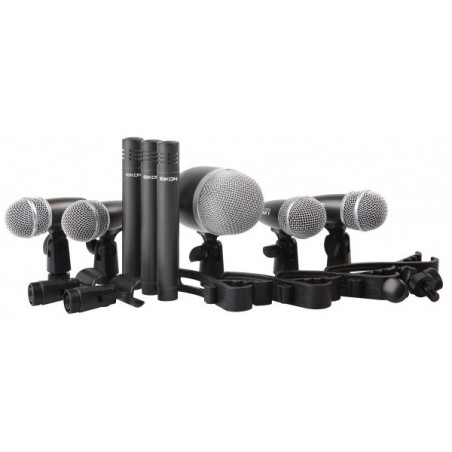 EIKON DMH8XL Kit Microfoni per Batteria 8 pz. con custodia - vai con la sigla