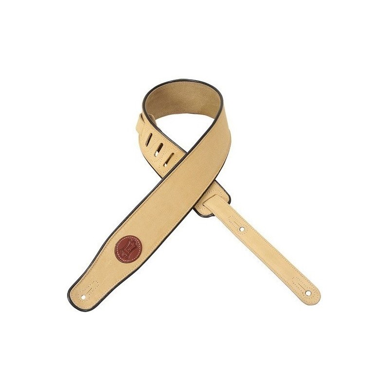 LEVY'S MSS3-TAN Tracolla per chitarra in suede spazzolato a mano - vai con la sigla