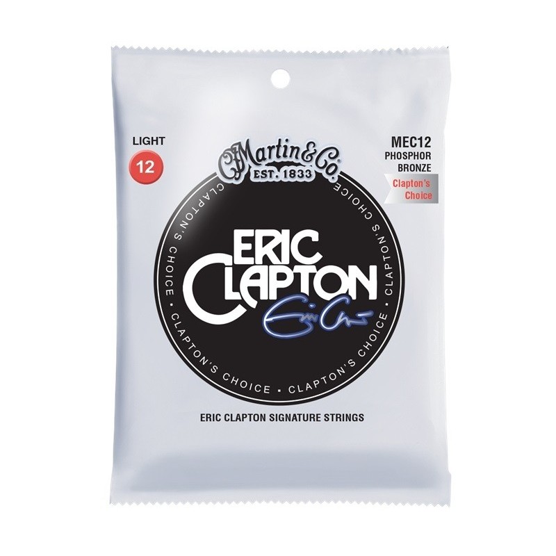 MARTIN MEC12 CLAPTON'S CHOICE LIGHT PHOSPHOR BRONZE 12-54 - vai con la sigla