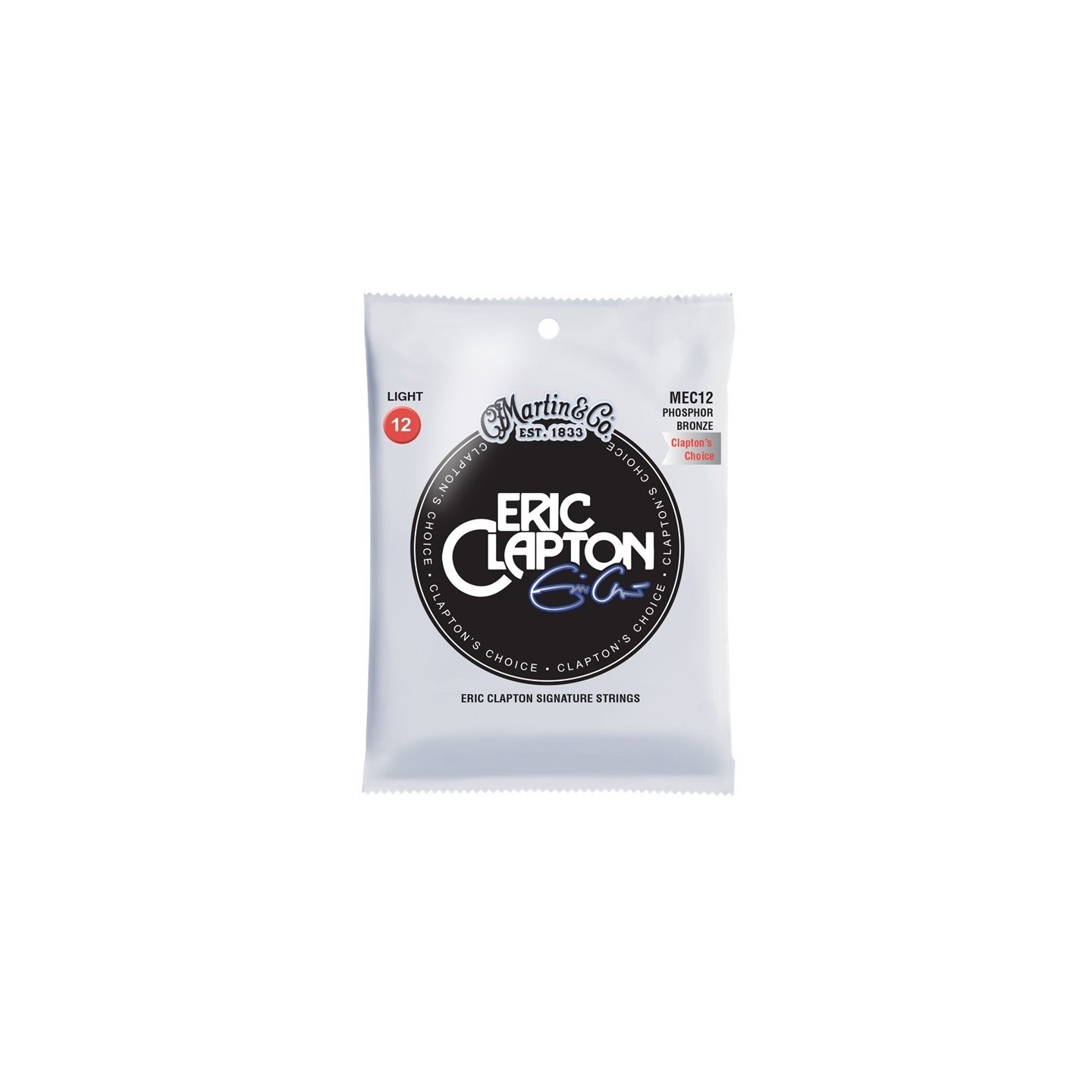 MARTIN MEC12 CLAPTON'S CHOICE LIGHT PHOSPHOR BRONZE 12-54 - vai con la sigla