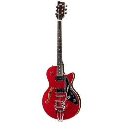 DUESENBERG Starplayer III Catalina Red, Chit. Elettrica 6 Corde Semi-Hollow Single Cutaway - vai con la sigla