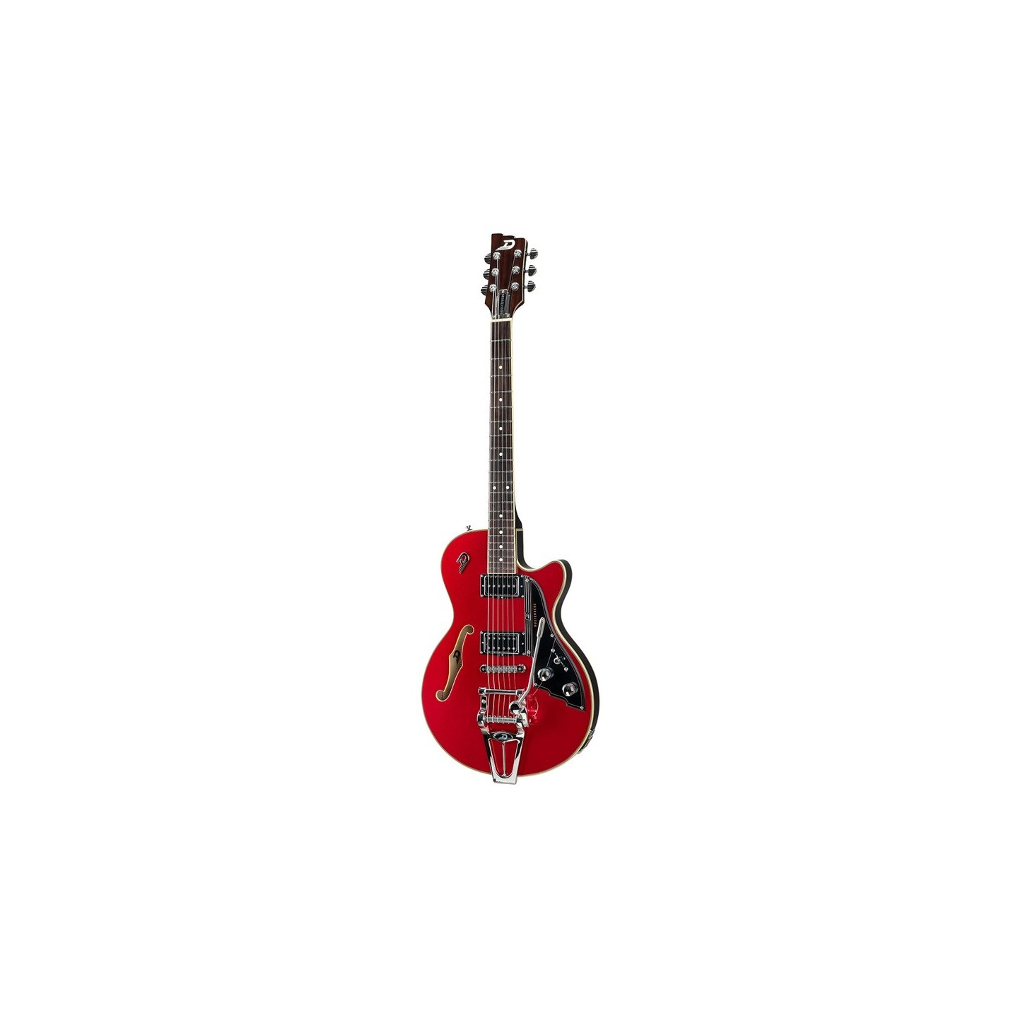 DUESENBERG Starplayer III Catalina Red, Chit. Elettrica 6 Corde Semi-Hollow Single Cutaway - vai con la sigla