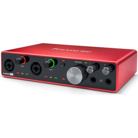 FOCUSRITE Scarlett 8i6 (3rd gen), Interfaccia Audio USB 8 IN / 6 OUT con porta USB-C - vai con la sigla