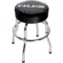 NUX Barstool seggiolino cromato con cuscino nero - vai con la sigla