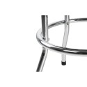 NUX Barstool seggiolino cromato con cuscino nero - vai con la sigla