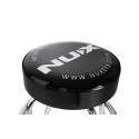 NUX Barstool seggiolino cromato con cuscino nero - vai con la sigla