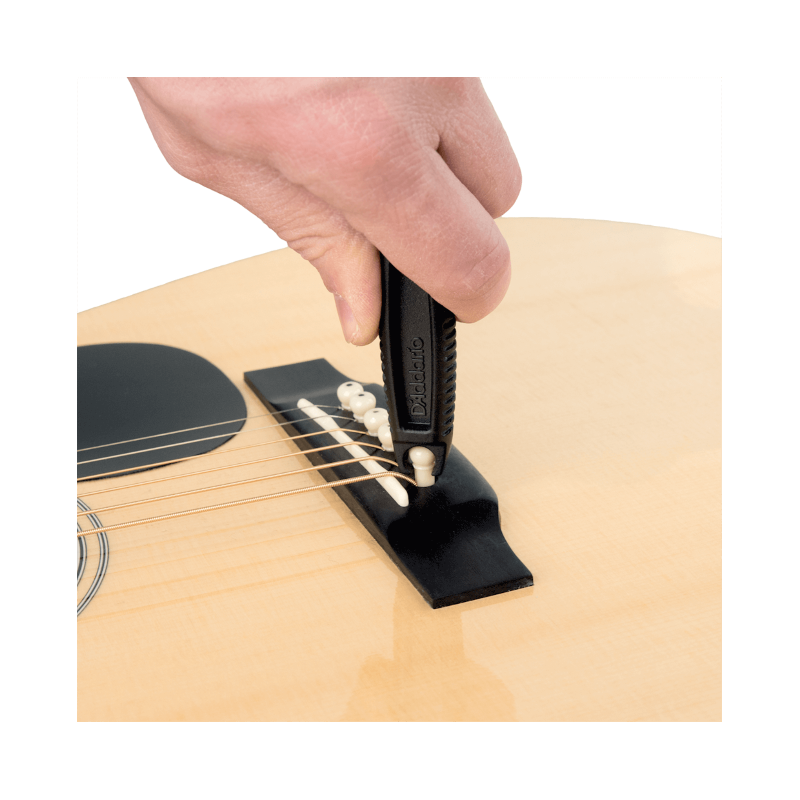 D'Addario DP0002, avvolgicorde di qualità con tronchesino ed estrattore di piroli. - vai con la sigla