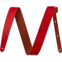 FENDER Essentials Leather Strap, Red - vai con la sigla