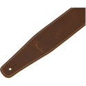 FENDER Broken-In Leather Strap, Tan, 2.5" - vai con la sigla