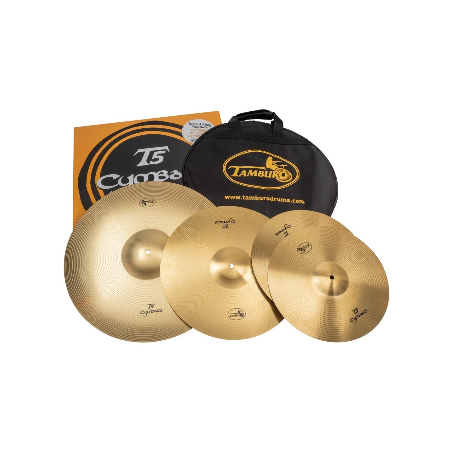Tamburo T5 CYMBAL KIT, kit piatti per batteria - vai con la sigla