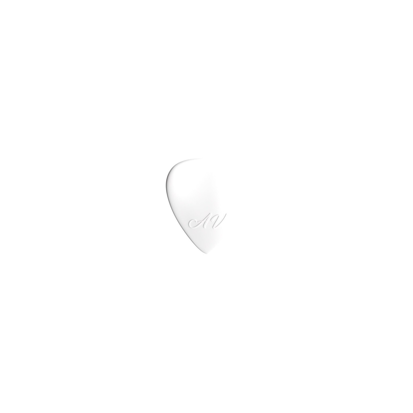 Plick The Pick AV Nylon bianco puro - vai con la sigla