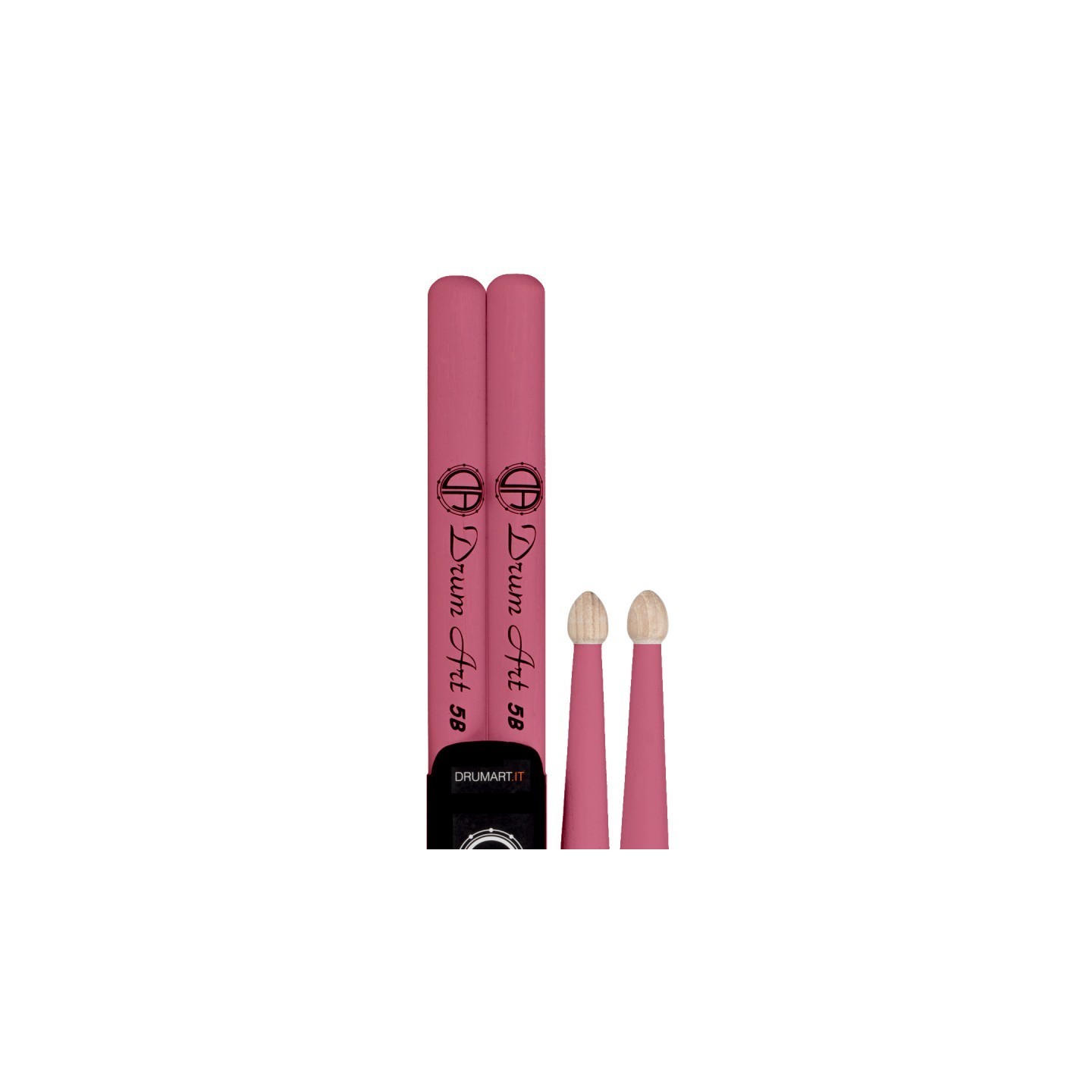 DRUM ART bacchette Hickory 5B Pink - vai con la sigla