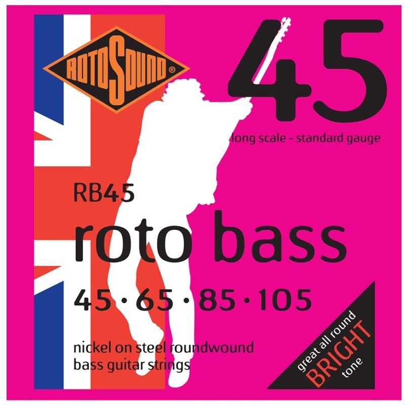 ROTOSOUND ROTO BASS RB45 corde per basso 45/105 - vai con la sigla