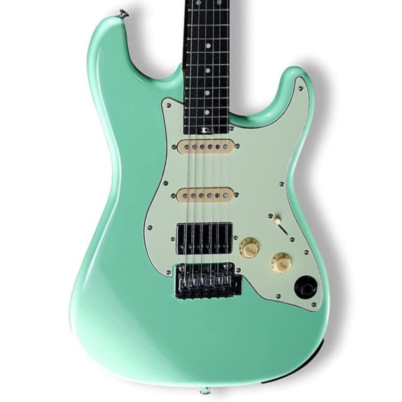 MOOER GTRS S800 Chitarra Elettrica Solid-Body con Processore Multieffetto  RW SURF GREEN - vai con la sigla