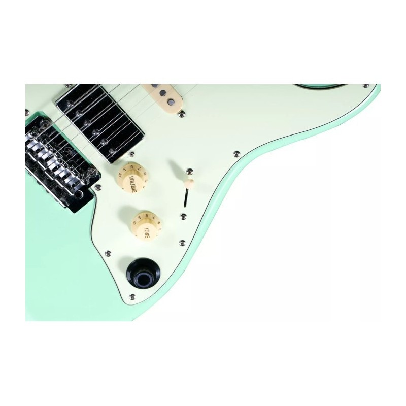 MOOER GTRS S800 Chitarra Elettrica Solid-Body con Processore Multieffetto  RW SURF GREEN - vai con la sigla