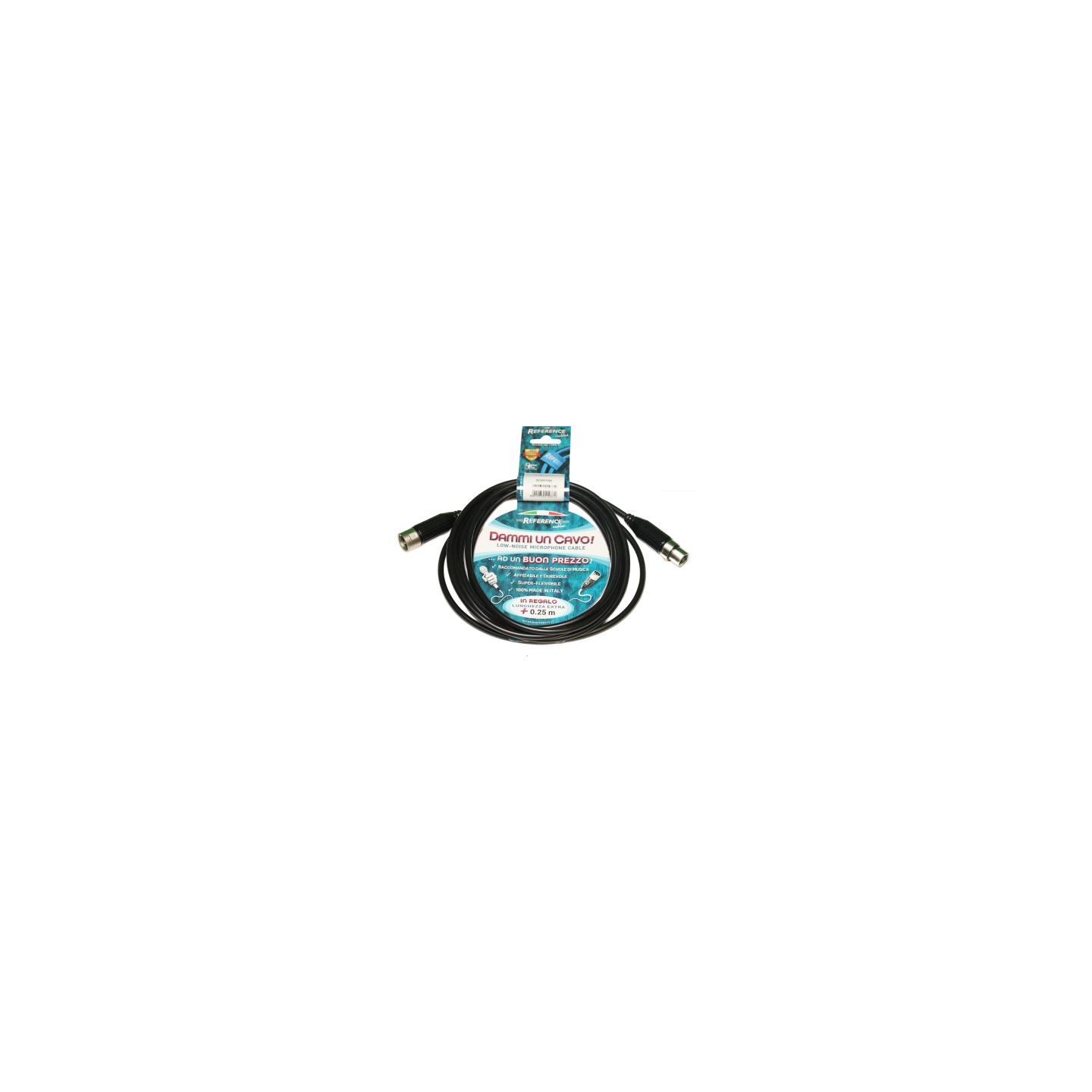 REFERENCE DAMMIUNCAVO-BK-XLRM/XLRF-10,25-R Cavo XLR - XLR Nero 10.25 mt - vai con la sigla