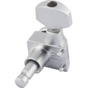 FENDER Locking Stratocaster/Telecaster Staggered Tuning Machines, Brushed Chrome (6) - vai con la sigla