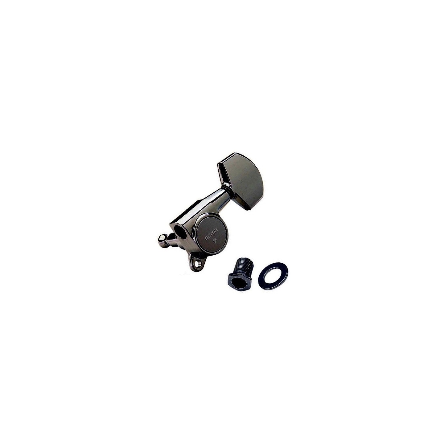 GOTOH SG381-01-CK-L3R3Meccaniche per Chitarra Elettrica e Acustica, L3+R3, Cosmo Black - vai con la sigla