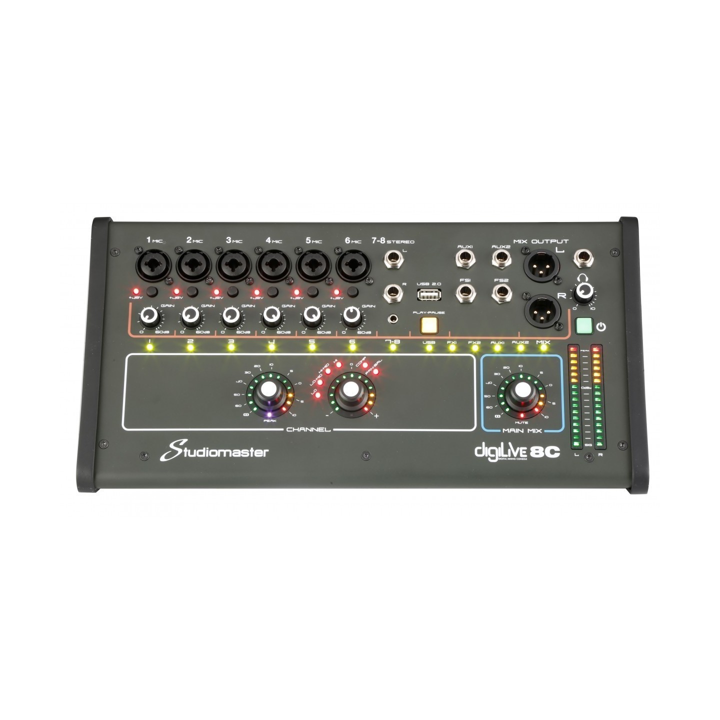 MIXER DIGITALE 8CH STUDIOMASTER DIGILIVE8C