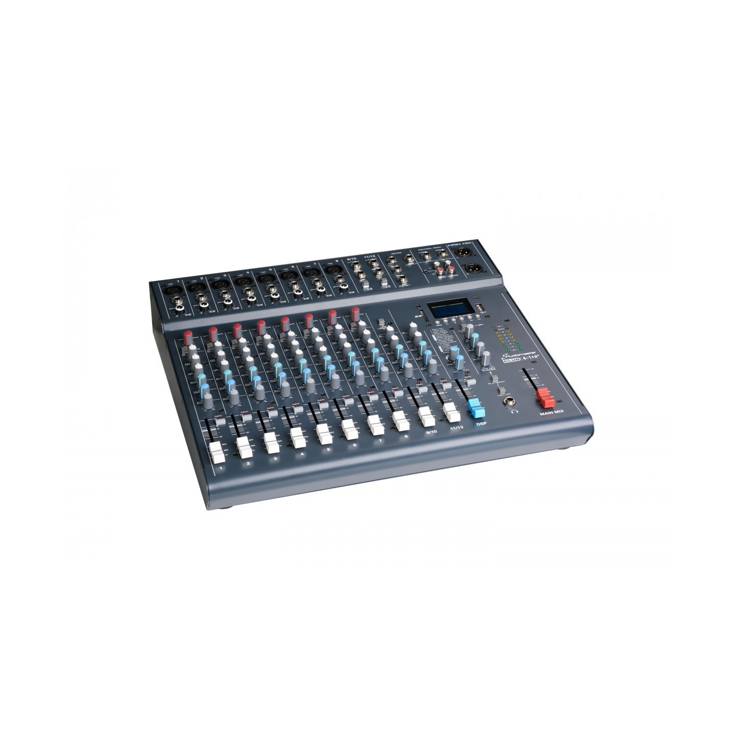 MIXER 12CH STUDIOMASTER CLUB XS12+ CON LETTORE, BT & FX