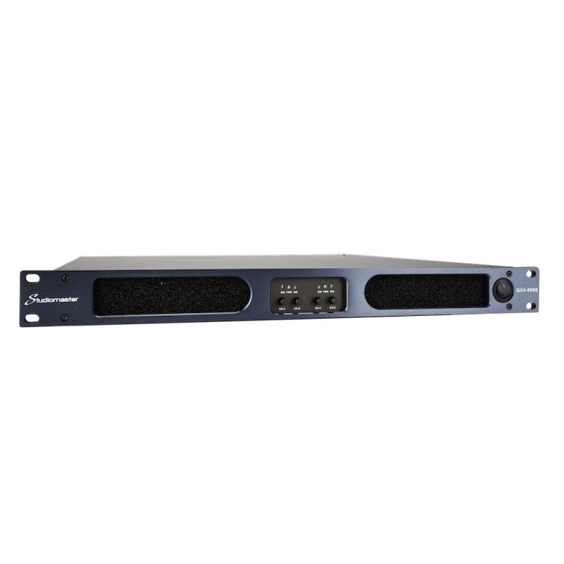 AMPLIFICATORE CLASSE D STUDIOMASTER QX4-2600 4X650W - 8OHM CON PFC