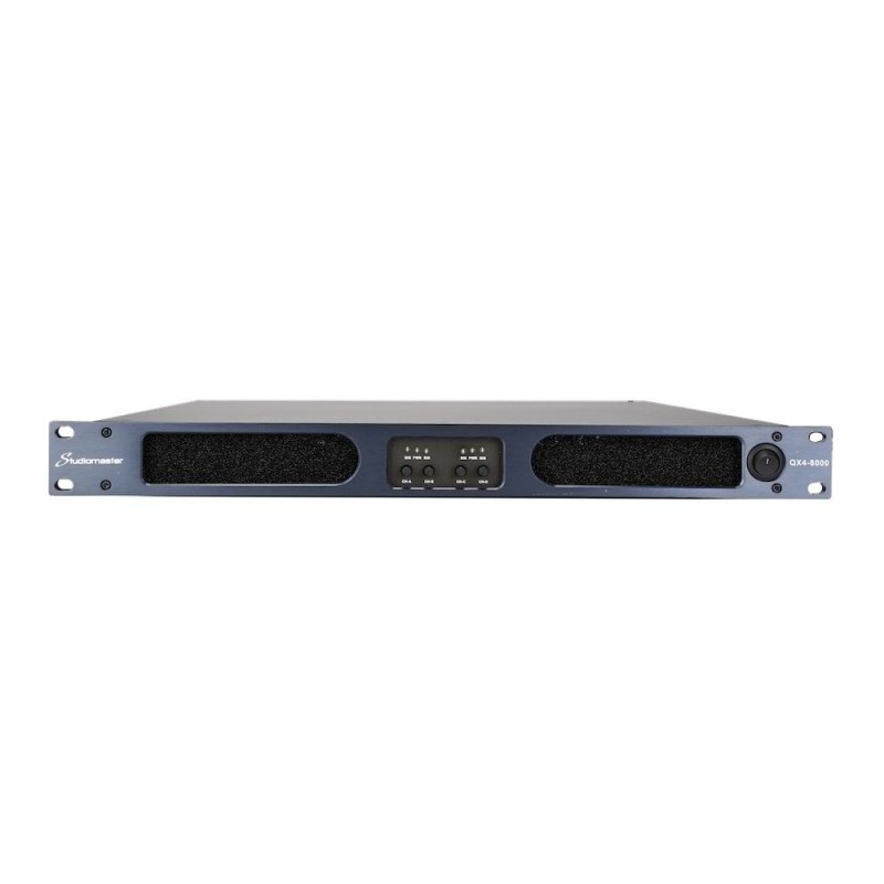 AMPLIFICATORE CLASSE D STUDIOMASTER QX4-4000 4X1000W - 8OHM CON PFC