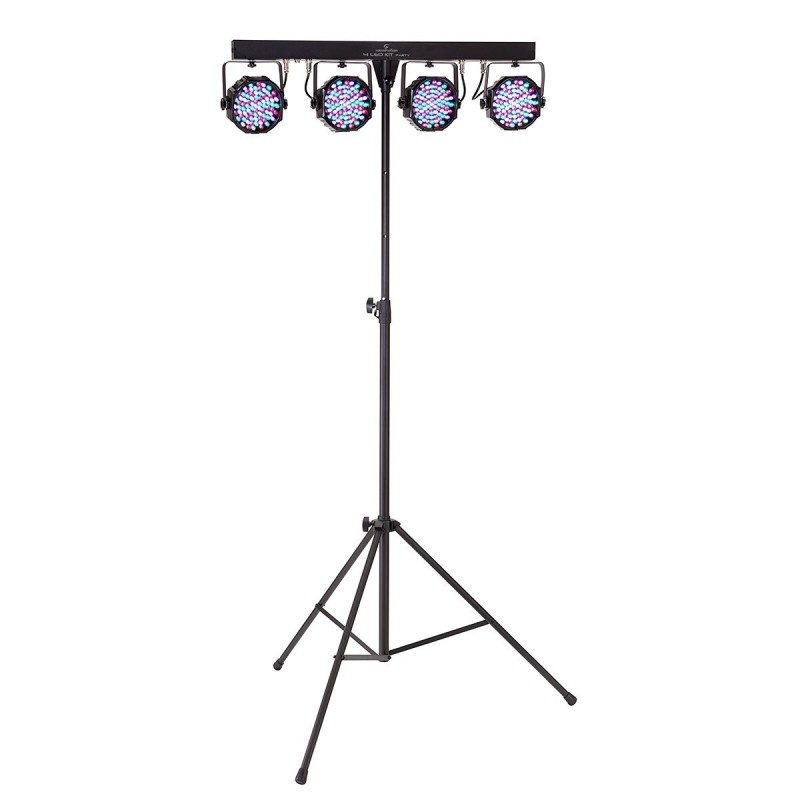 KIT LUCI SOUNDSATION 4LEDKIT-PARTY 2 RGB CON STAND E BORSA