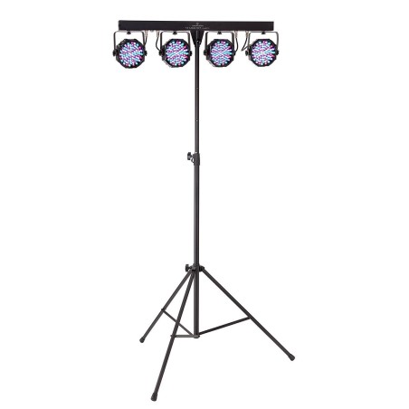 KIT LUCI SOUNDSATION 4LEDKIT-PARTY 2 RGB CON STAND E BORSA