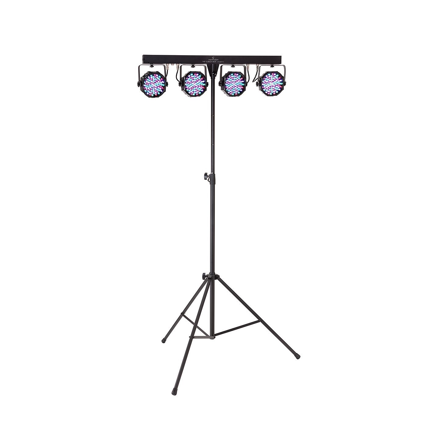 KIT LUCI SOUNDSATION 4LEDKIT-PARTY 2 RGB CON STAND E BORSA
