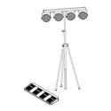 KIT LUCI SOUNDSATION 4LEDKIT-PARTY 2 RGB CON STAND E BORSA