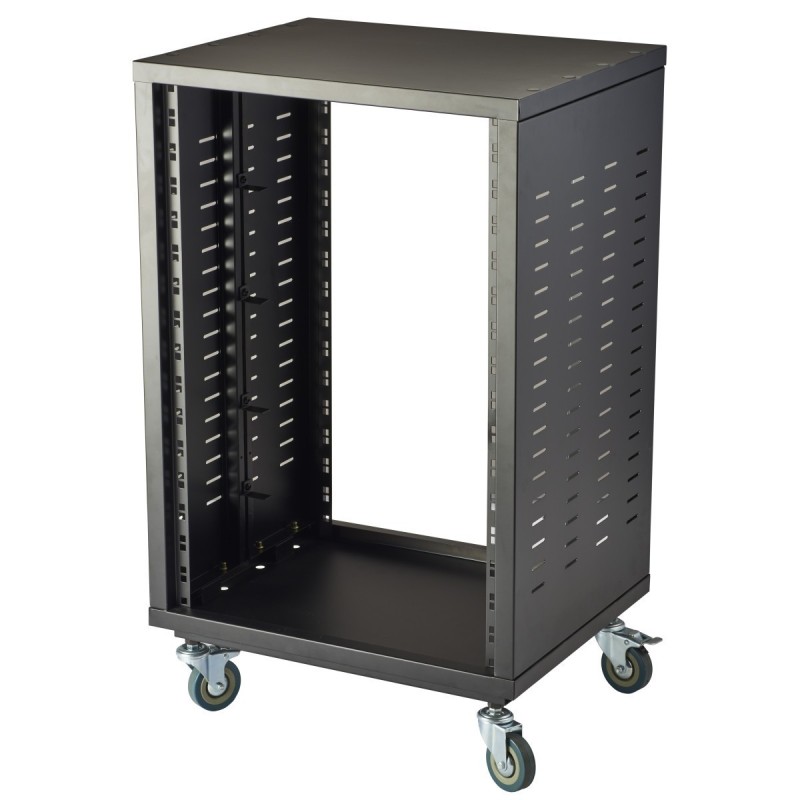 MOBILE RACK 19" SOUNDSATION SRACK-100 16UW 16U CON RUOTE