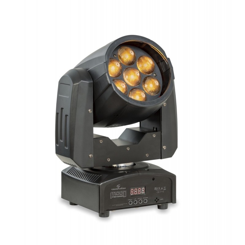 TESTA MOBILE LED WASH CON ZOOM SOUNDSATION MOOD 715Z WASH 7 X 15 W